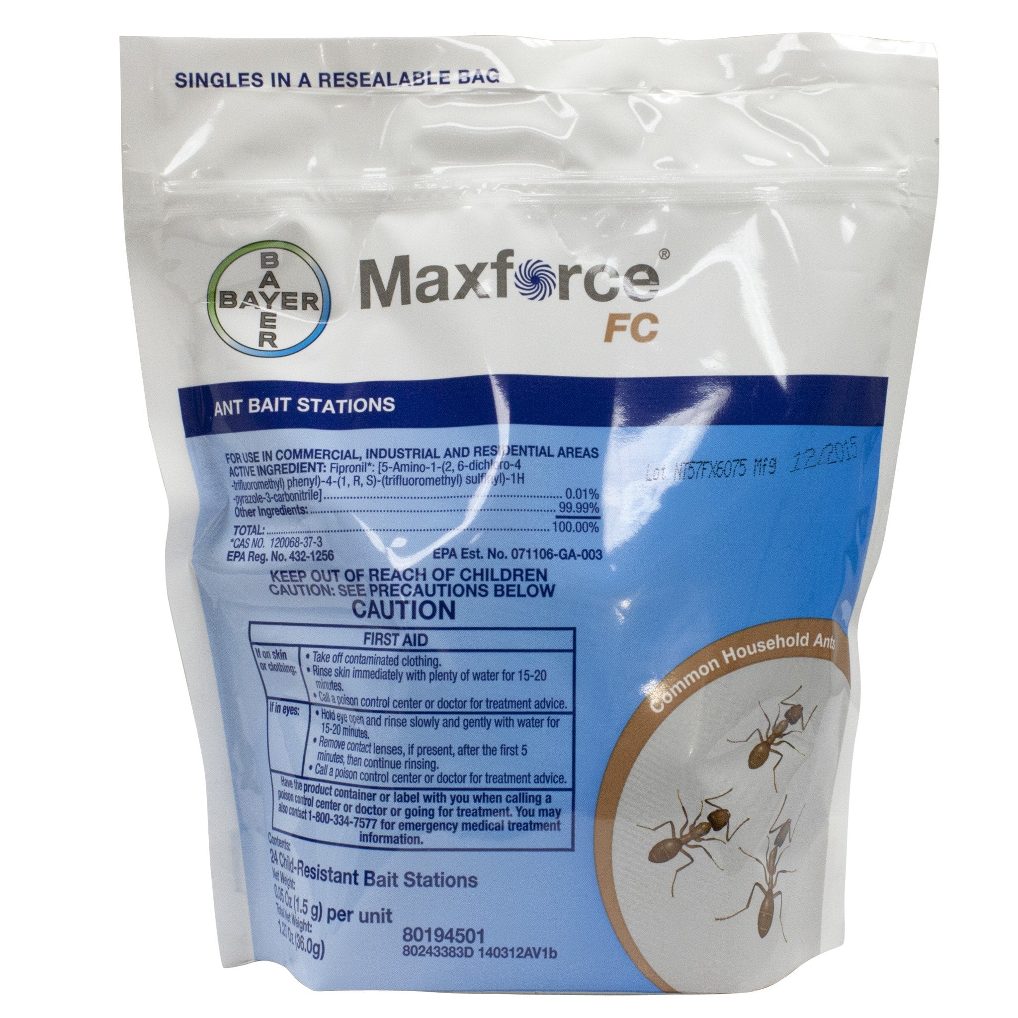 Maxforce ant bait stations 24-pack for fast indoor ant control