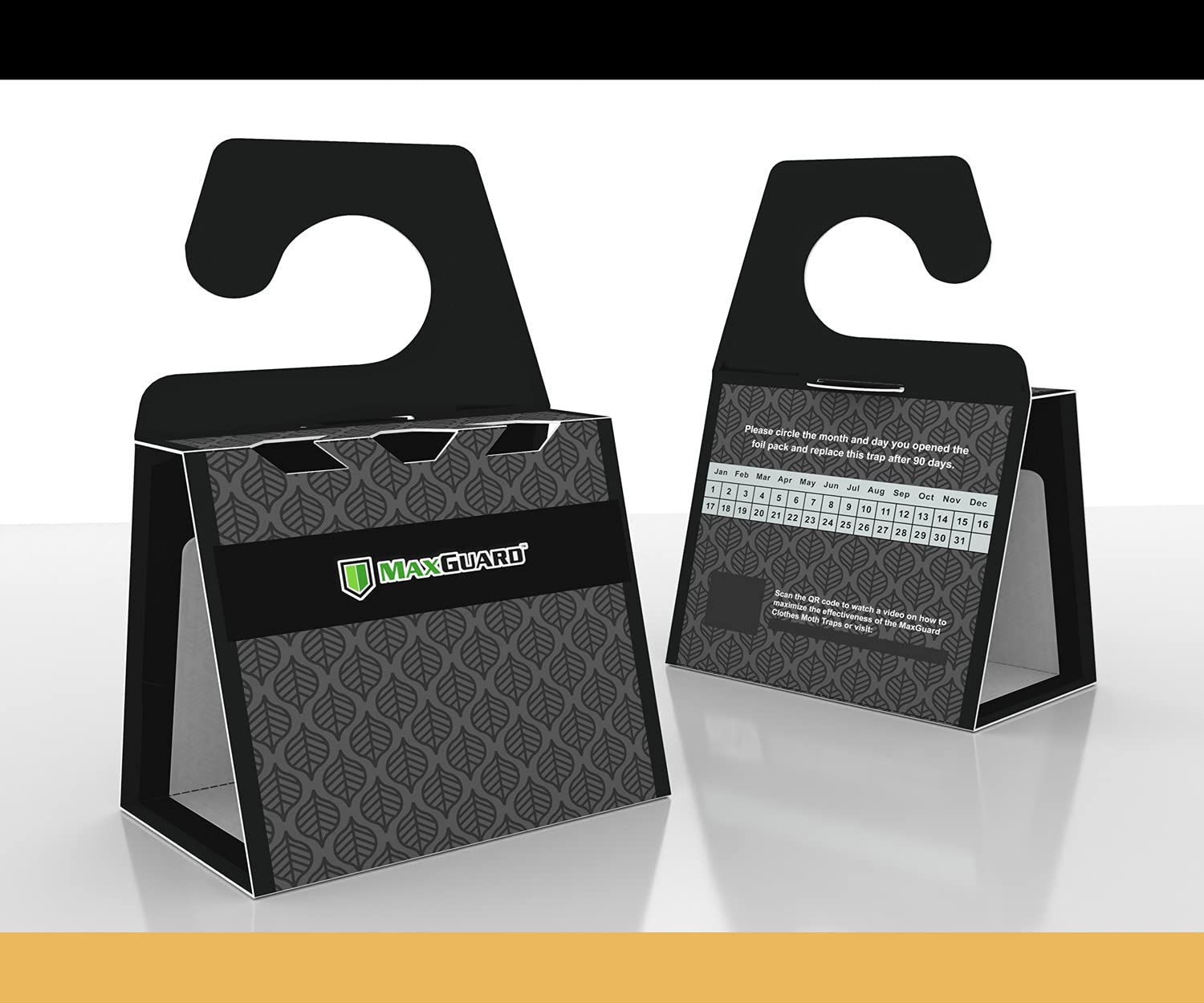 MaxGuard extra-strength pheromone release illustration for moth control