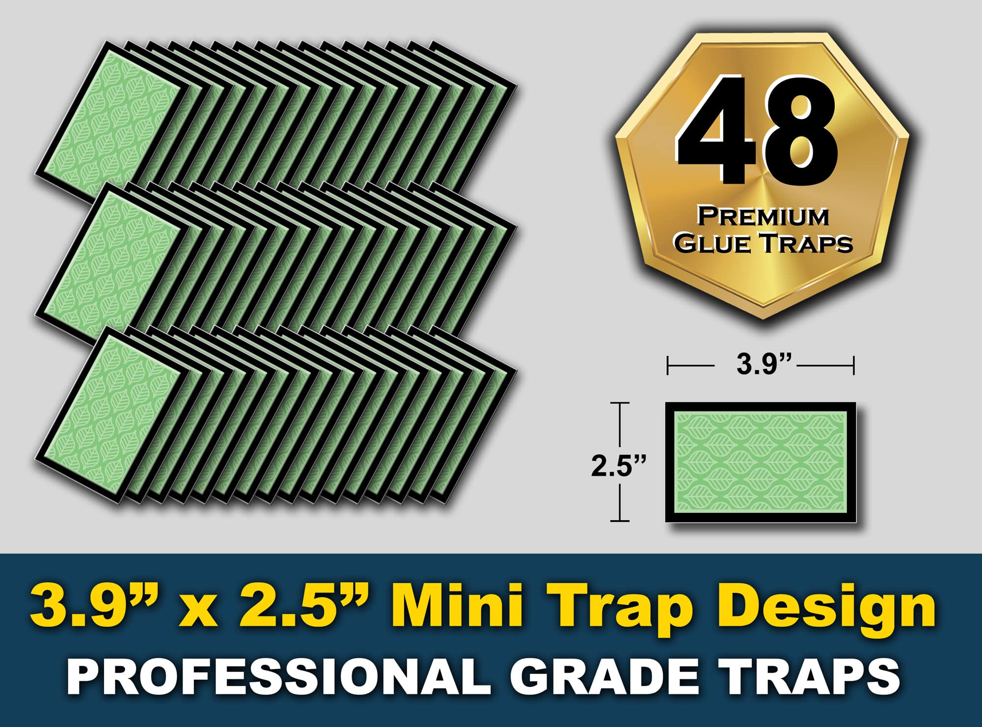 Boxed MaxGuard traps demonstrate pre-baited setup and long-lasting pest monitoring.