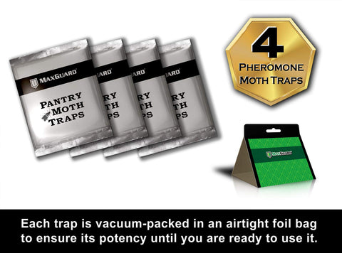 MaxGuard traps retain potency up to three months after opening