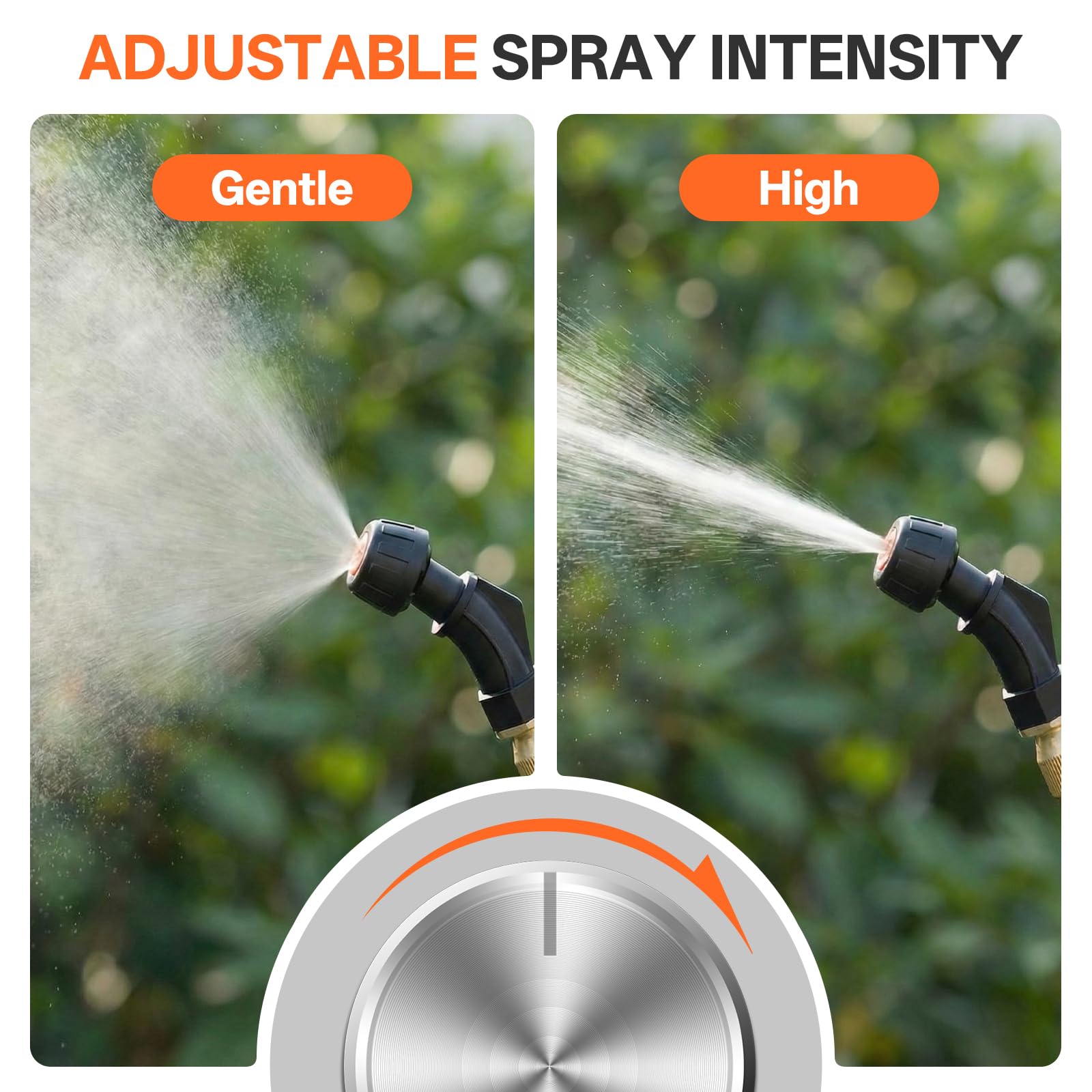 Ergonomic straps and waist support reduce fatigue during long spraying sessions