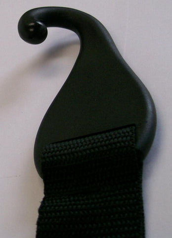 MAXOPS CJ Fence Hooks hanging a diaper bag in a home setup