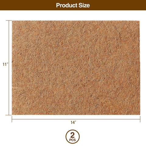 MAXPACE coir mat used as reptile bedding for odor control and moisture
