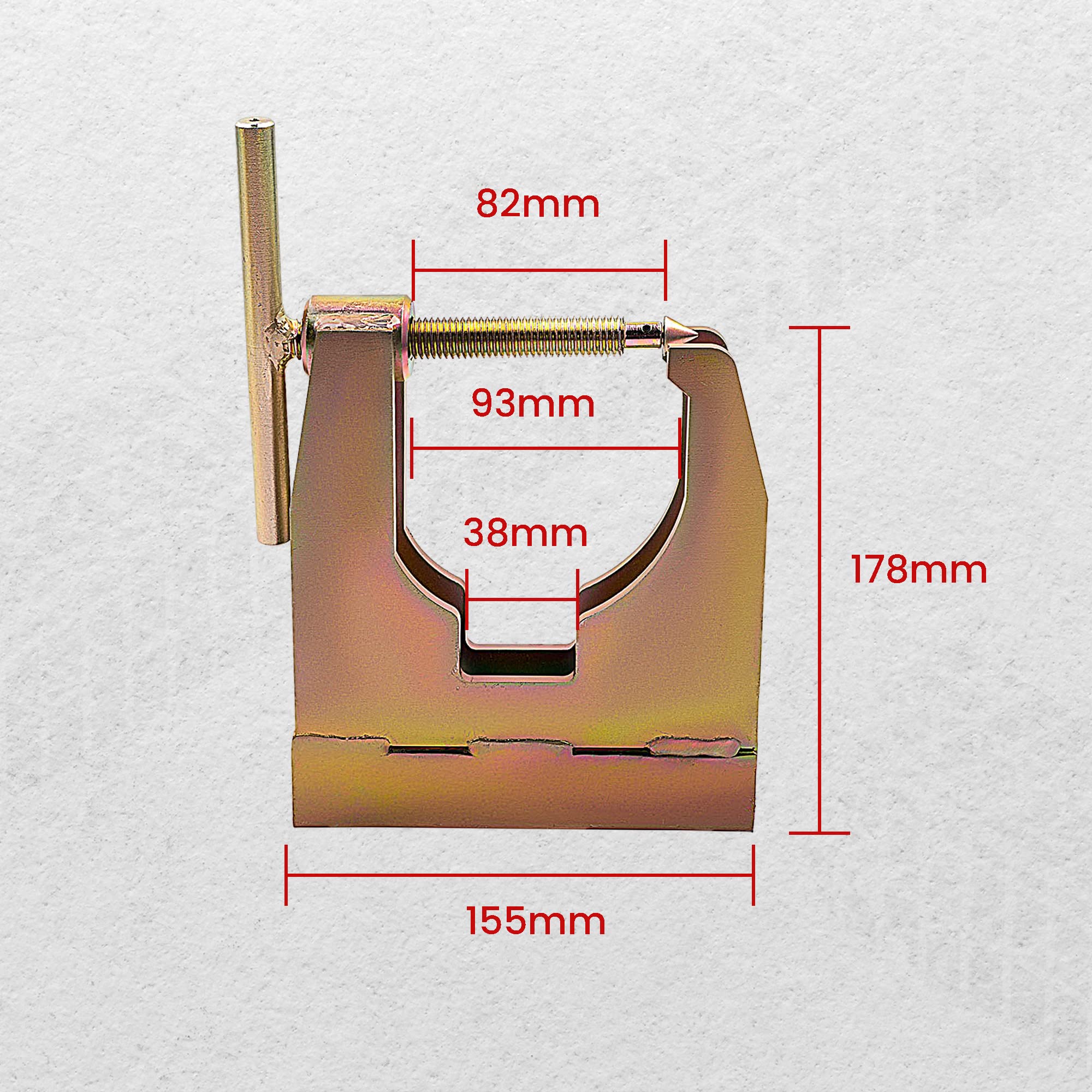 MaXpeedingrods crankcase splitter assembly closeup shows sturdy build and usability.