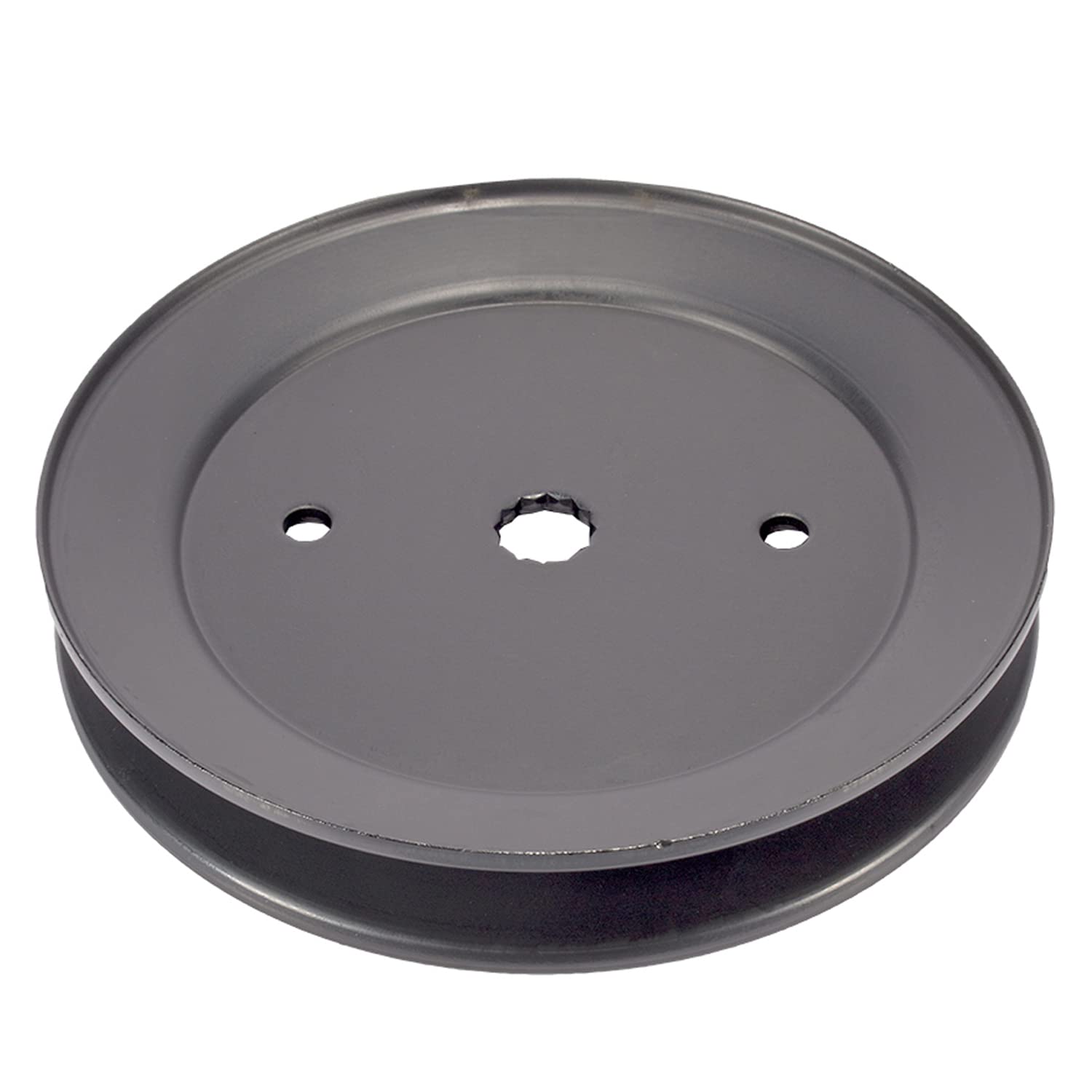 MaxPower 332516B spindle pulley close-up, durable design for reliable belt operation.