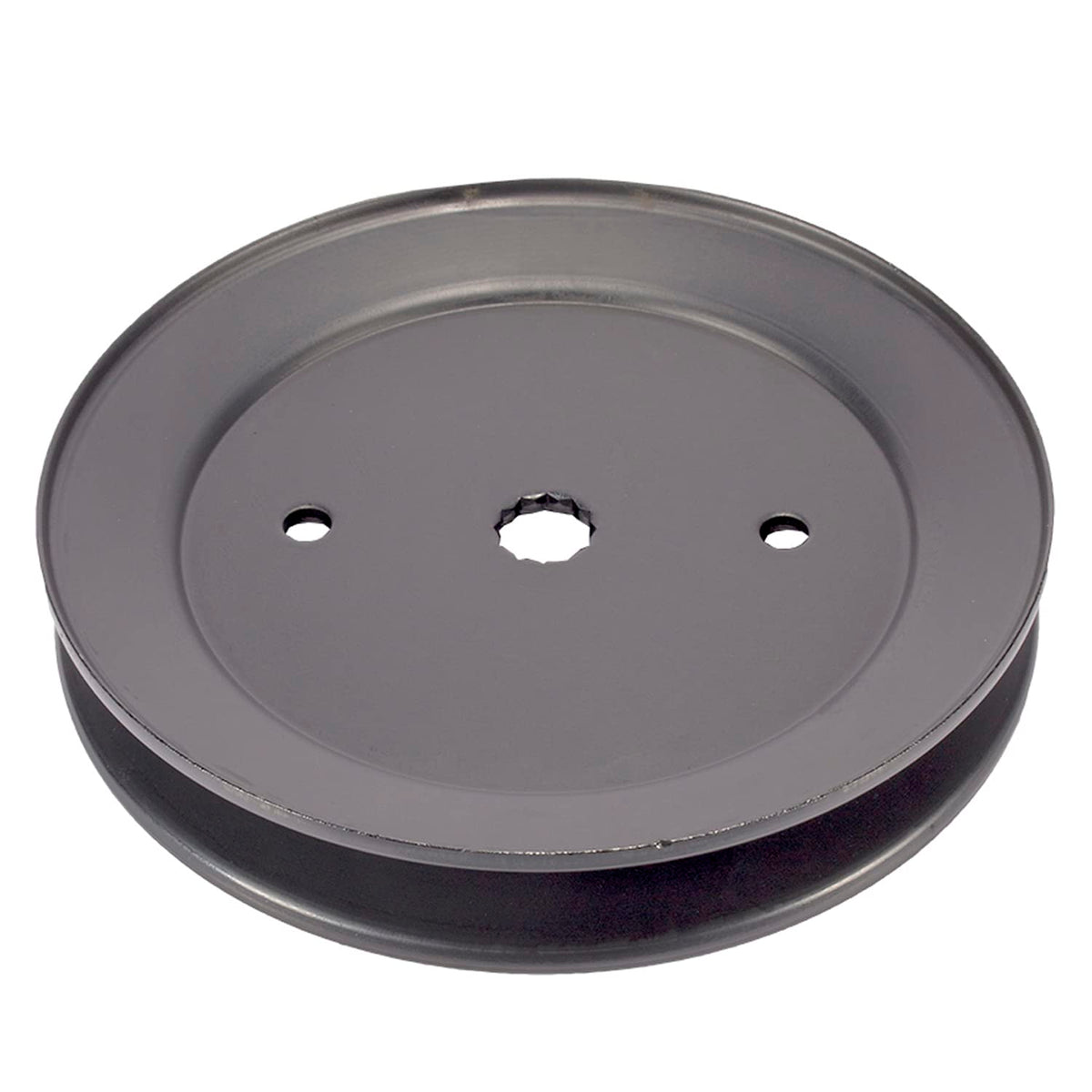 MaxPower 332516B spindle pulley close-up, durable design for reliable belt operation.