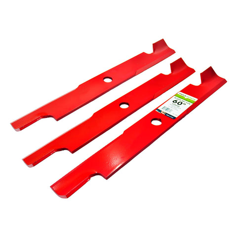 20-1/2-inch blades offer longer life between sharpenings for busy lawns.