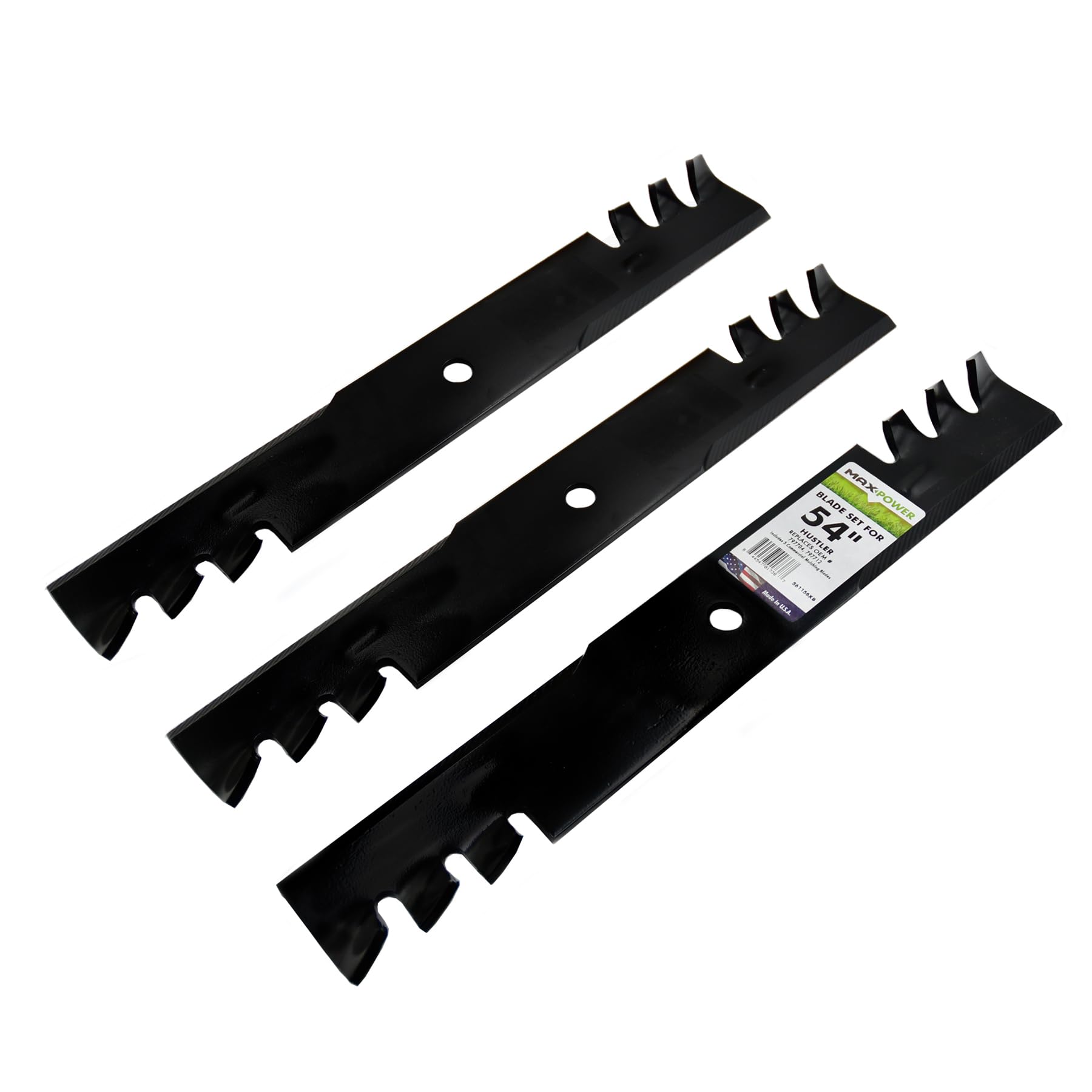 MaxPower 561156XB centrifugal air lift design for uniform mulch