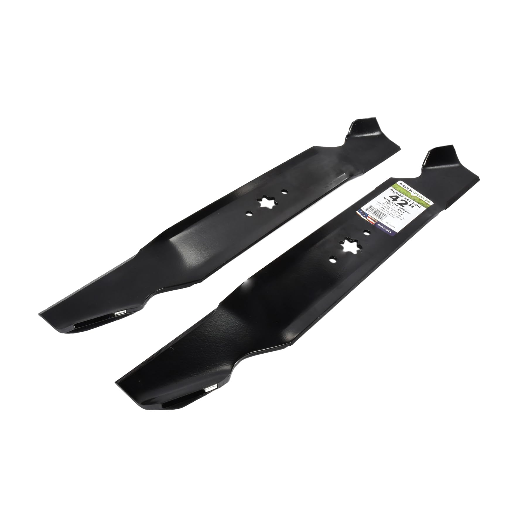 MaxPower 561548B durable steel construction supports reliable mowing.