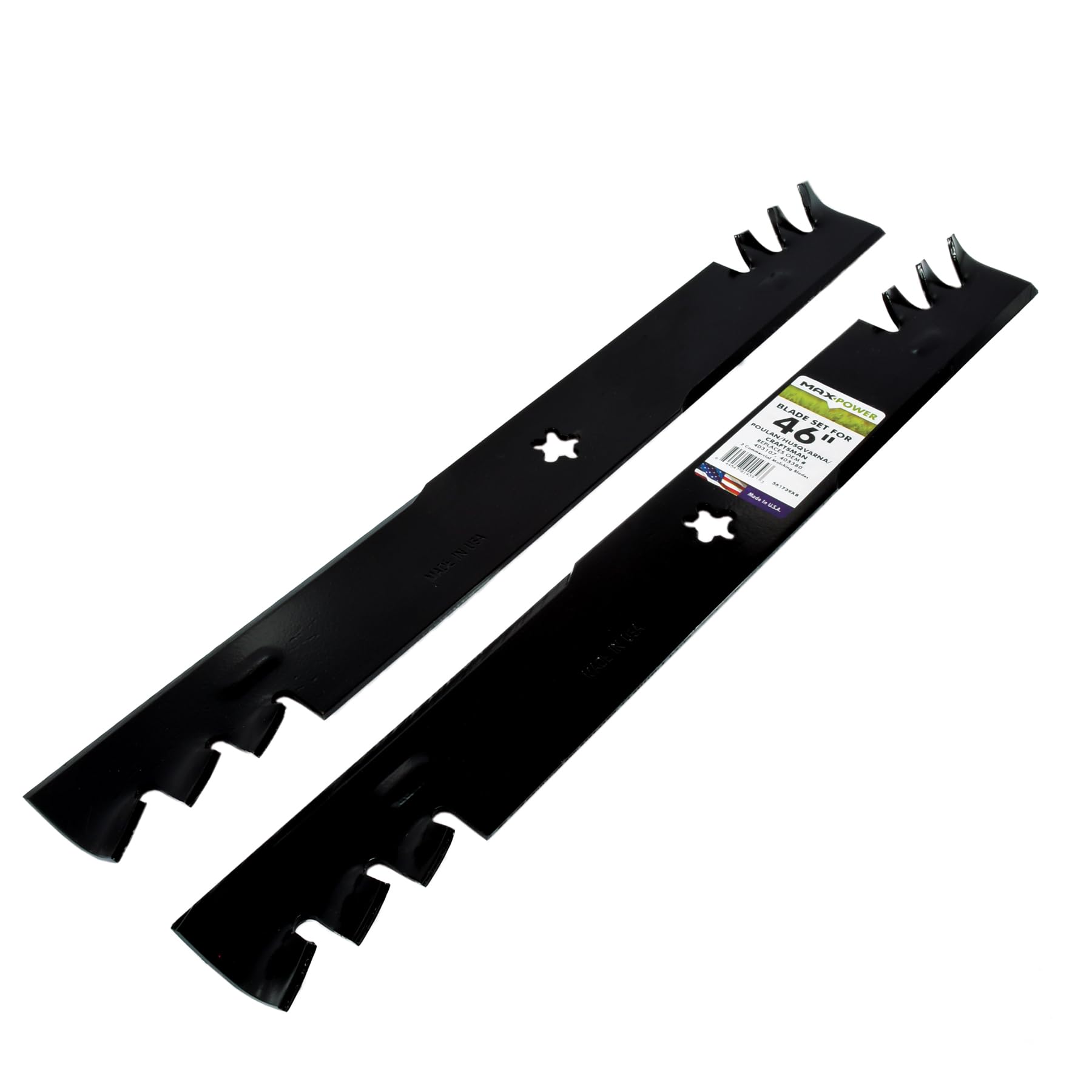 Compatible with Craftsman, Husqvarna, and Poulan 46-inch mowers.