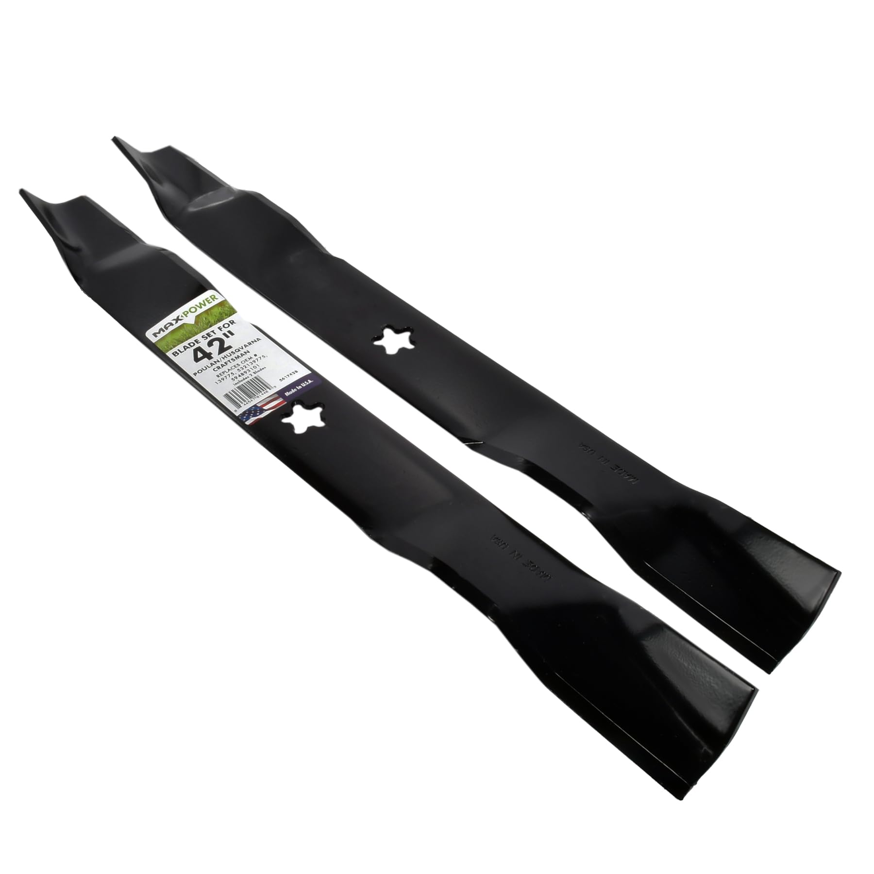 MaxPower 561742B precision edge for clean mowing results