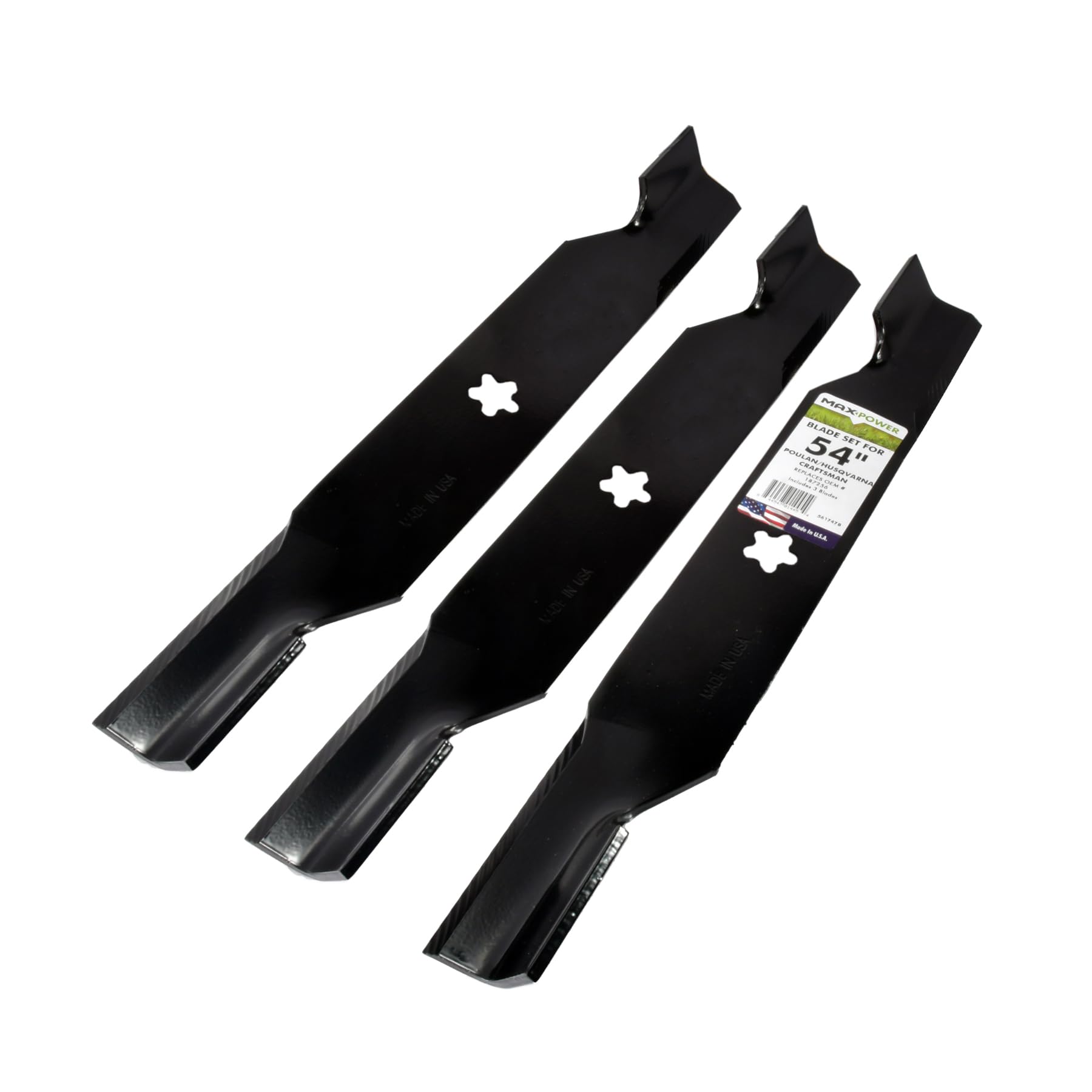 MaxPower 561747B pack of 3 blades ready for quick swap.