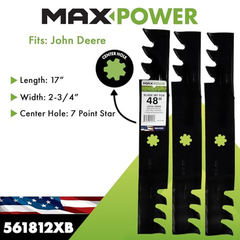 Close-up of MaxPower blades showing sharp teeth for precise cuts.