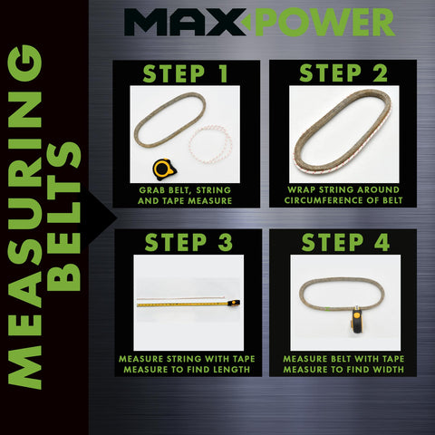 Installing the MaxPower belt on outdoor industrial equipment for reliable operation