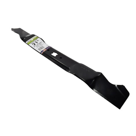 MaxPower mulching blade fits many 21-inch mowers for efficient clippings control.