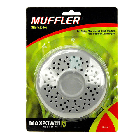 Maxpower replacement engine muffler compatible with several brands, offering easy installation and quieter operation.