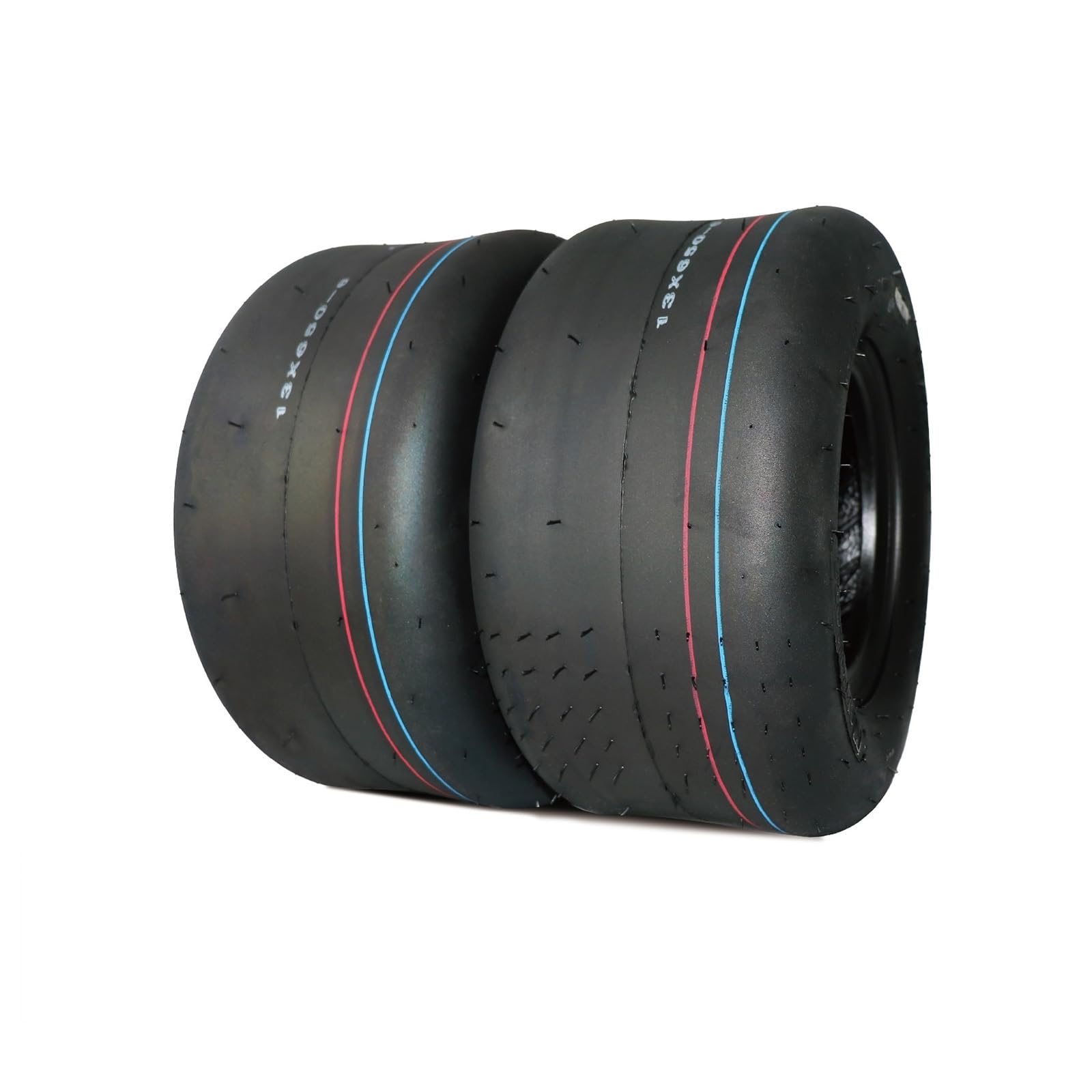 MAXROLLORS 13x6.50-6 tubeless lawn tire side view for reliable mower replacements.