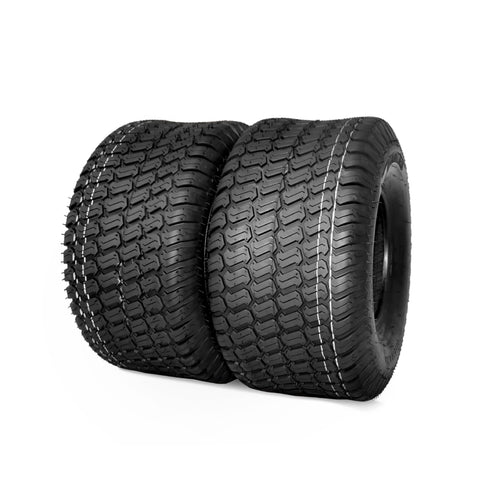 MAXROLLORS 18x9.50-8 tire side view showing sturdy traction for lawns