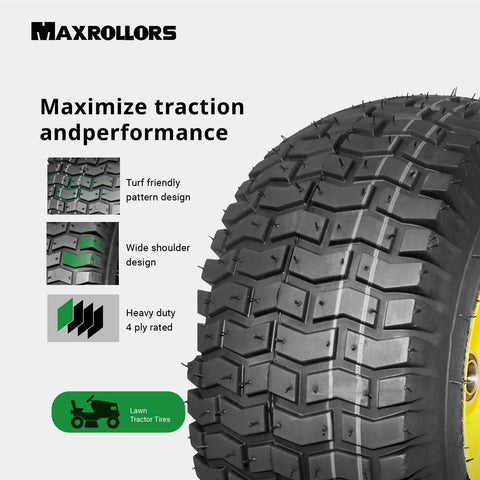 MAXROLLORS 3 inch offset hub improves alignment on compatible mowers.