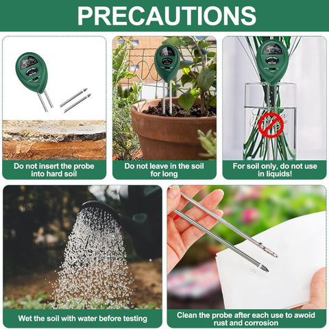 No batteries required; Maxsolve provides instant, hassle-free soil checks.