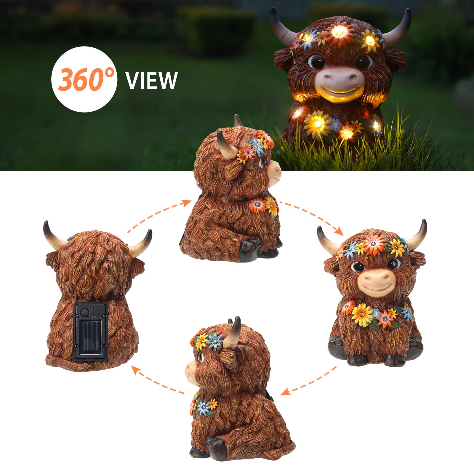 MAXTHOT IP65 waterproof outdoor statue ready for rain or shine