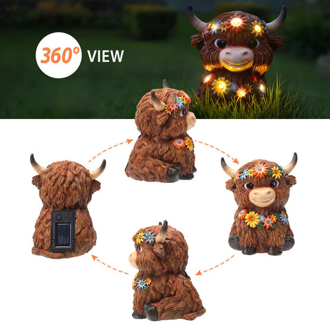 MAXTHOT IP65 waterproof outdoor statue ready for rain or shine