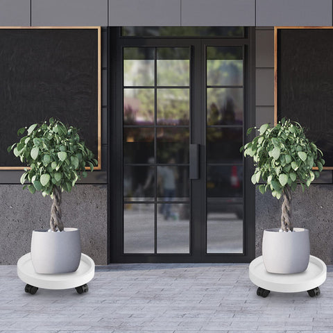 Maxurry 2-pack lets you move multiple planters easily.