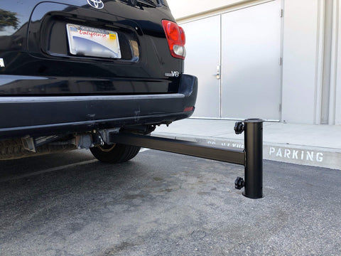 MAXXHAUL hitch pin securely locks the umbrella for reliable outdoor use.