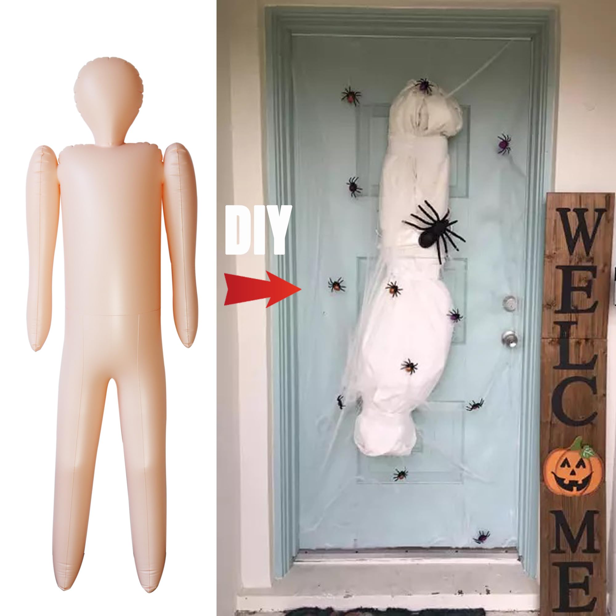 MAYAPHILOS zombie/vampire party prop doll for themed celebrations