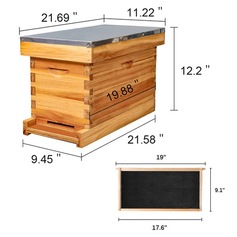 MayBee detachable bottom board enables easy hive cleaning and maintenance