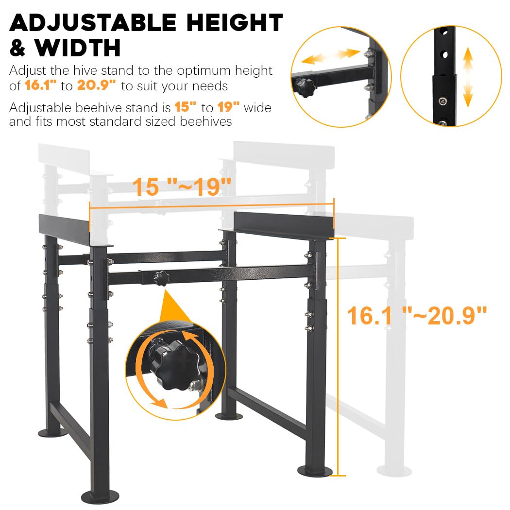 MayBee stable base provides secure support on uneven ground