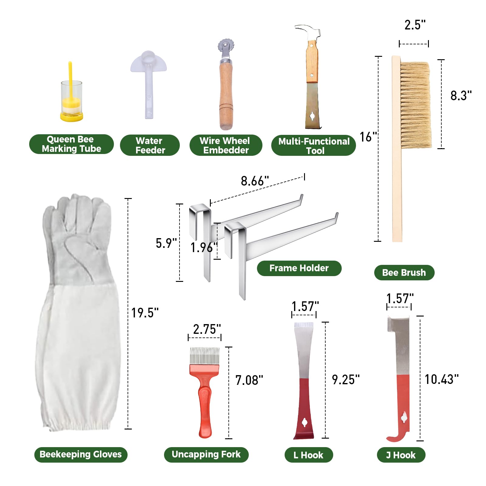 MayBee beekeeping gloves and veil for safe handling