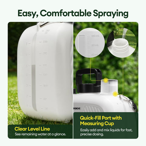 Maygrove fill-port with measuring cap for easy liquid mixing