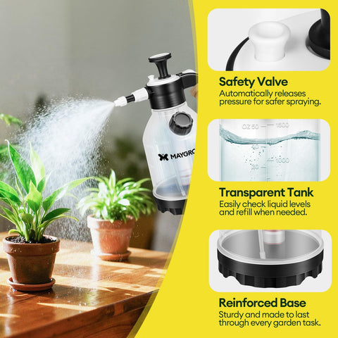 Maygrove fluororubber seals ensure durable, leak-resistant spraying across seasons.