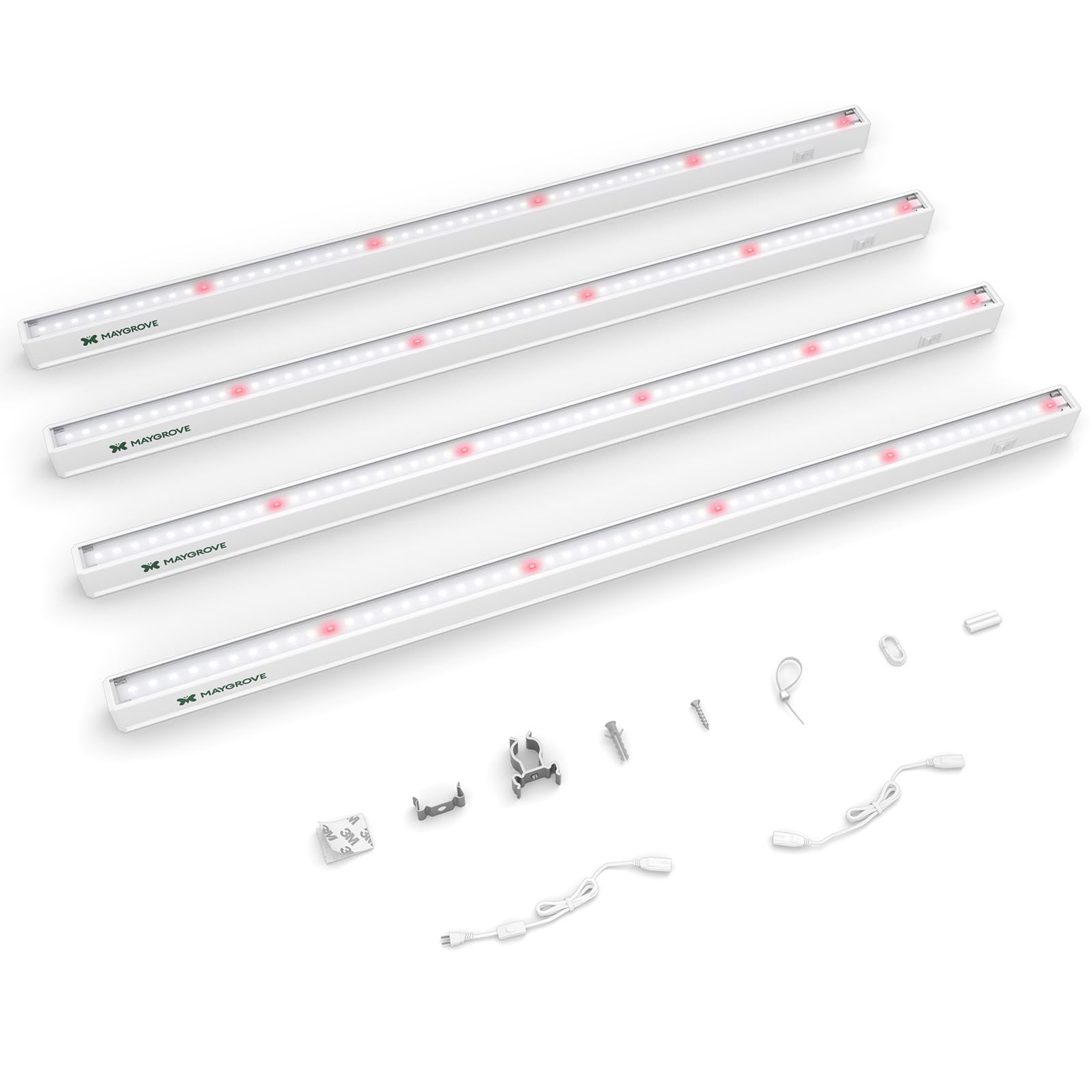 Maygrove T5 2ft strip in white boosts seedling vigor with targeted indoor lighting.