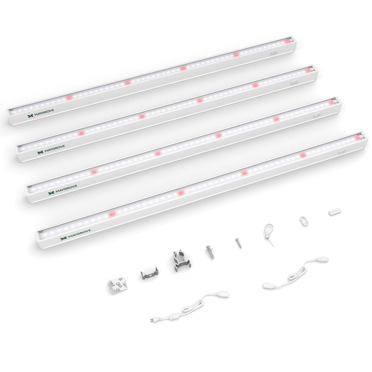Maygrove T5 2ft strip in white boosts seedling vigor with targeted indoor lighting.