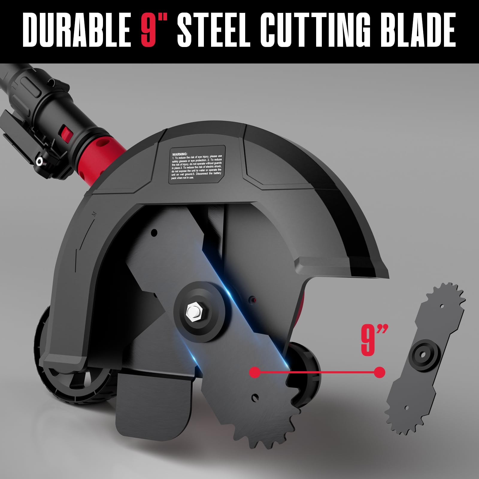 Mayoki 180-degree handle improves control for straighter edge lines.