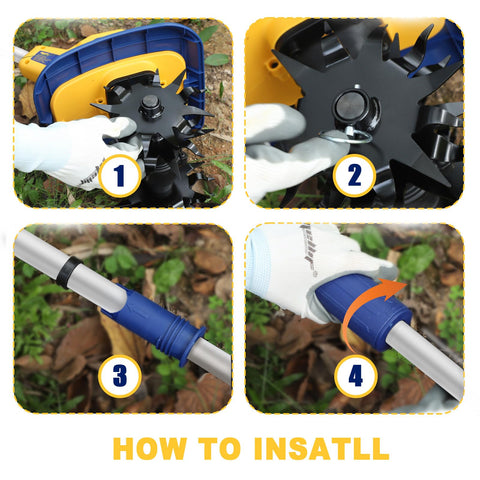 Mayoki safety switch and ergonomic handle reduce user fatigue.