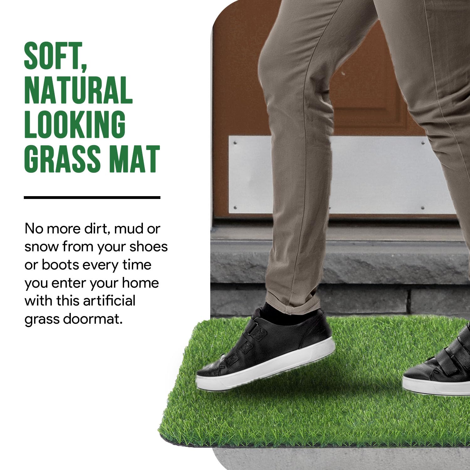MAYSHINE indoor outdoor dog turf patio rug durable and weather ready