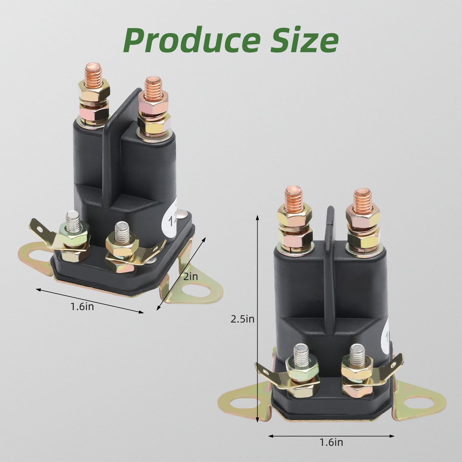 MaySpare Briggs Stratton compatible solenoid improves mower startups