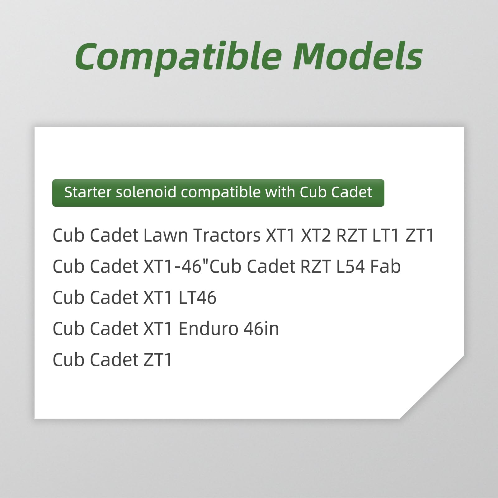 MaySpare Craftsman-compatible solenoid for older lawn tractors