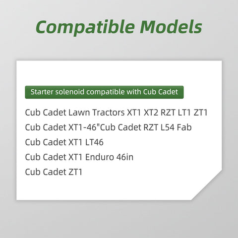 MaySpare Craftsman-compatible solenoid for older lawn tractors