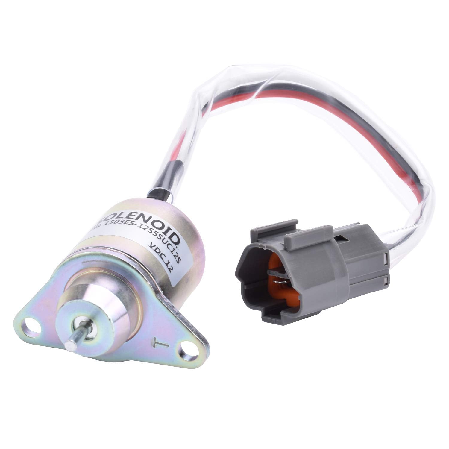 MaySpare fuel shut-off solenoid cover shows durable housing for reliable operation
