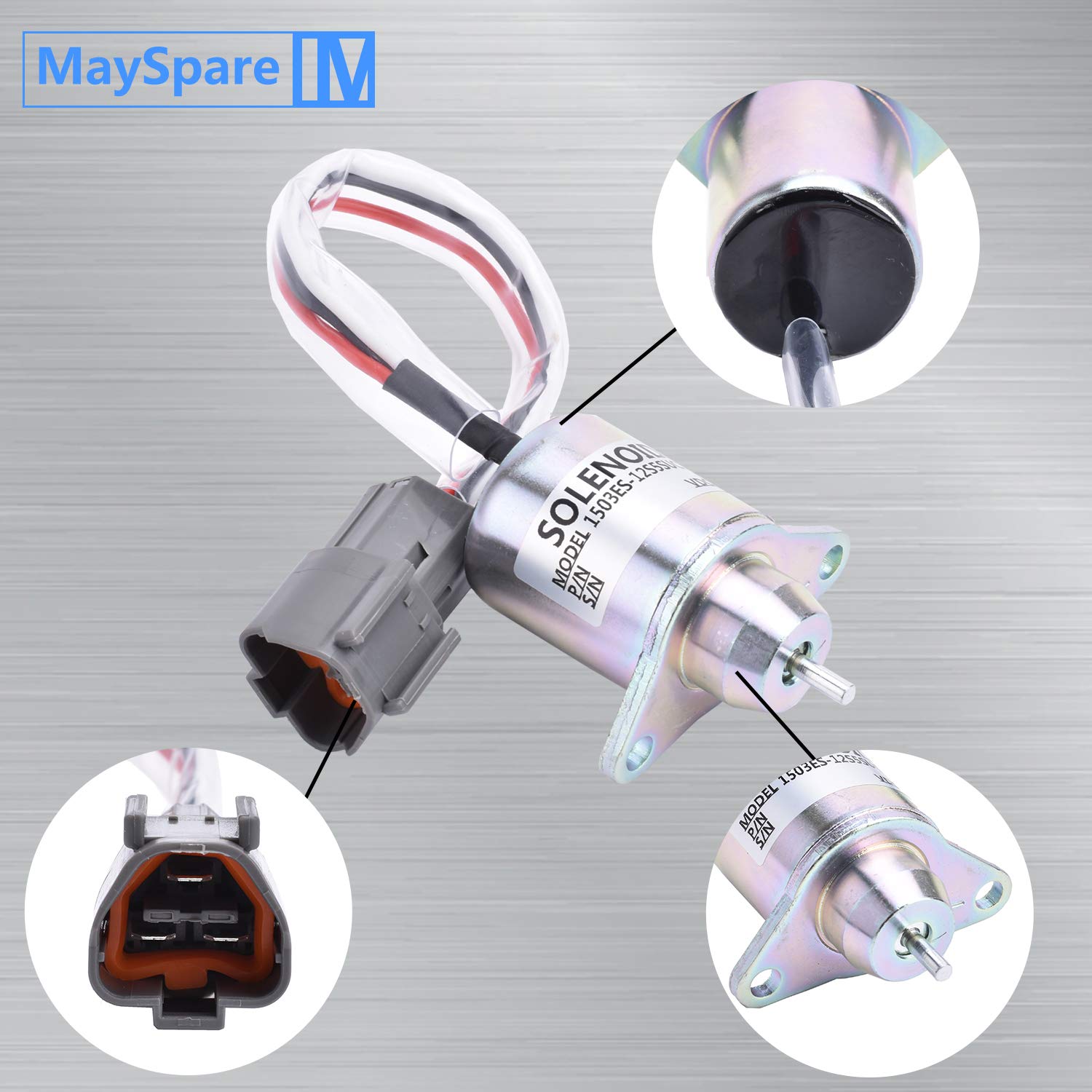 MaySpare solenoid piston enables precise movement for smooth governor response