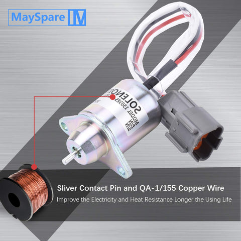 MaySpare solenoid wiring connector enables easy installation and secure contact