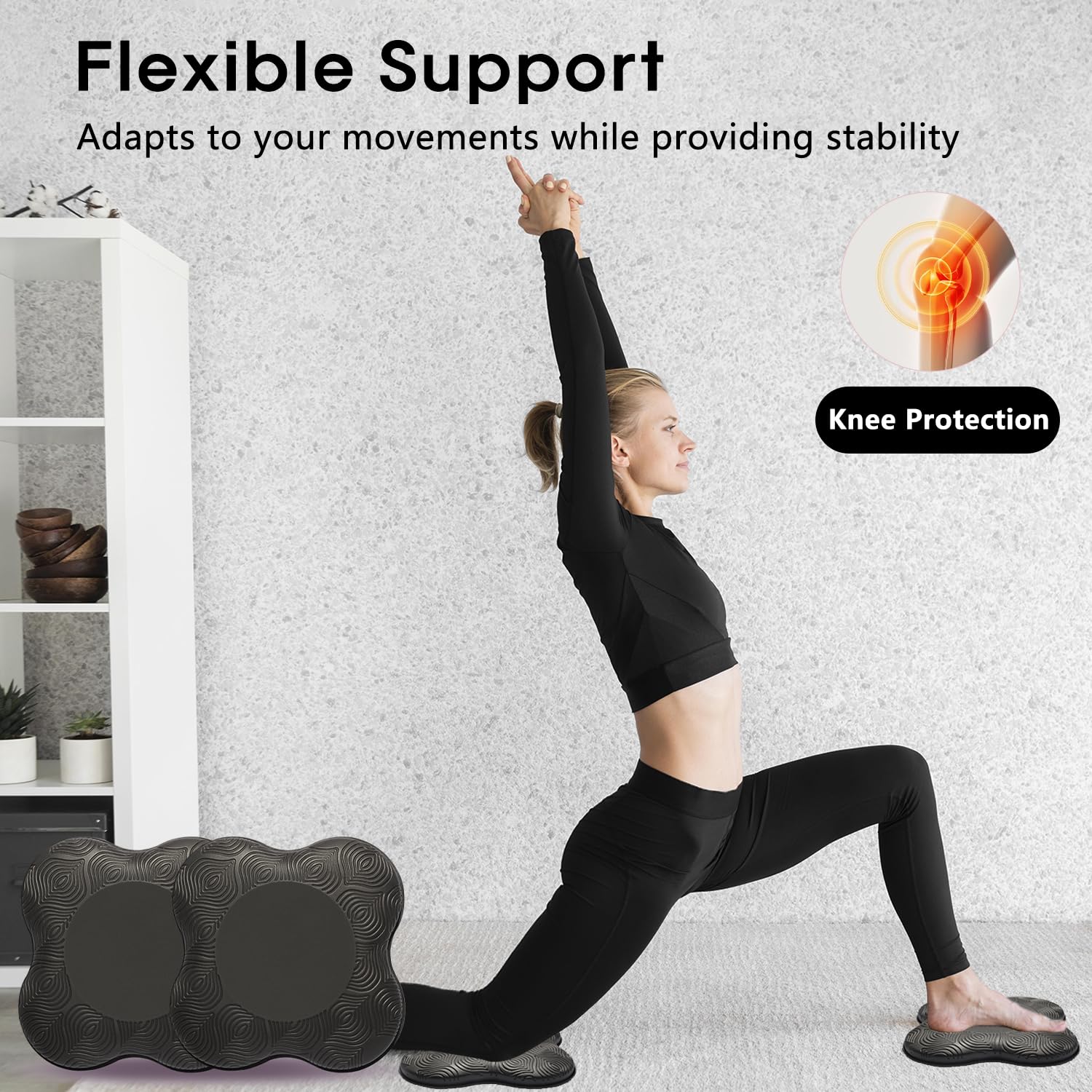MBHKRRS multi-use knee pad ideal for kneeling, stretching, and meditation