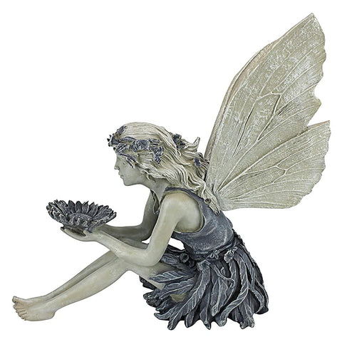 MBVBN resin garden figurine with crushed stone look endures outdoor weather