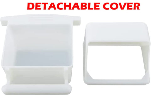 Mcage multi-pack bird feeder cups for efficient cage maintenance.