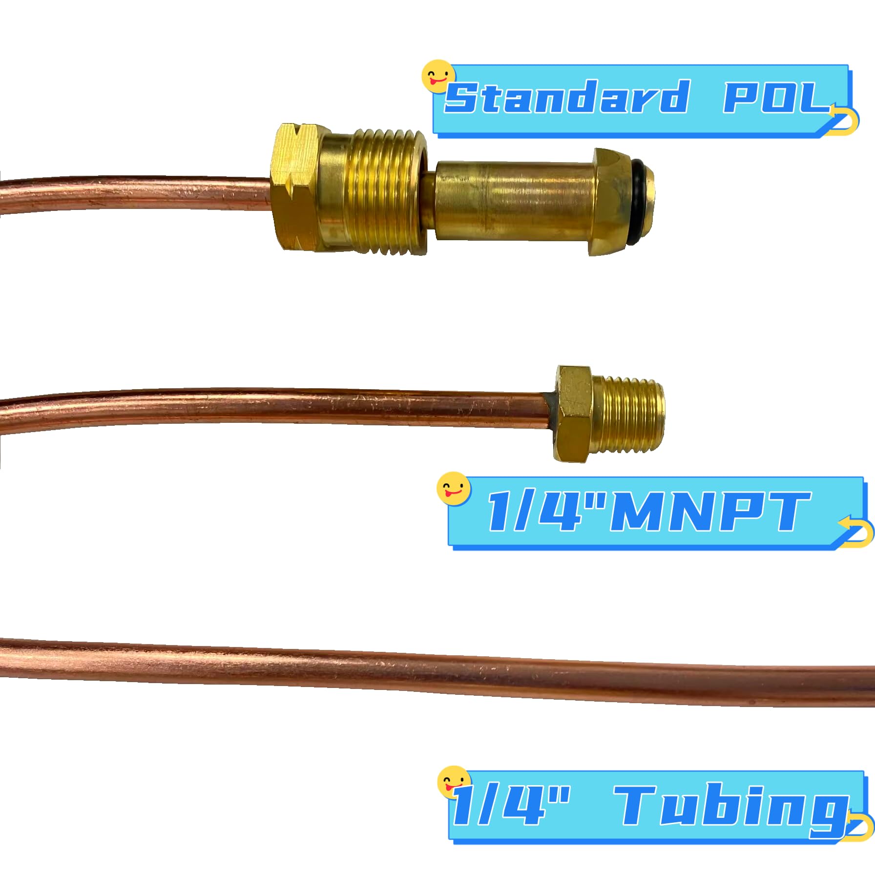 MCAMPAS easy installation between tank and high-pressure regulator.