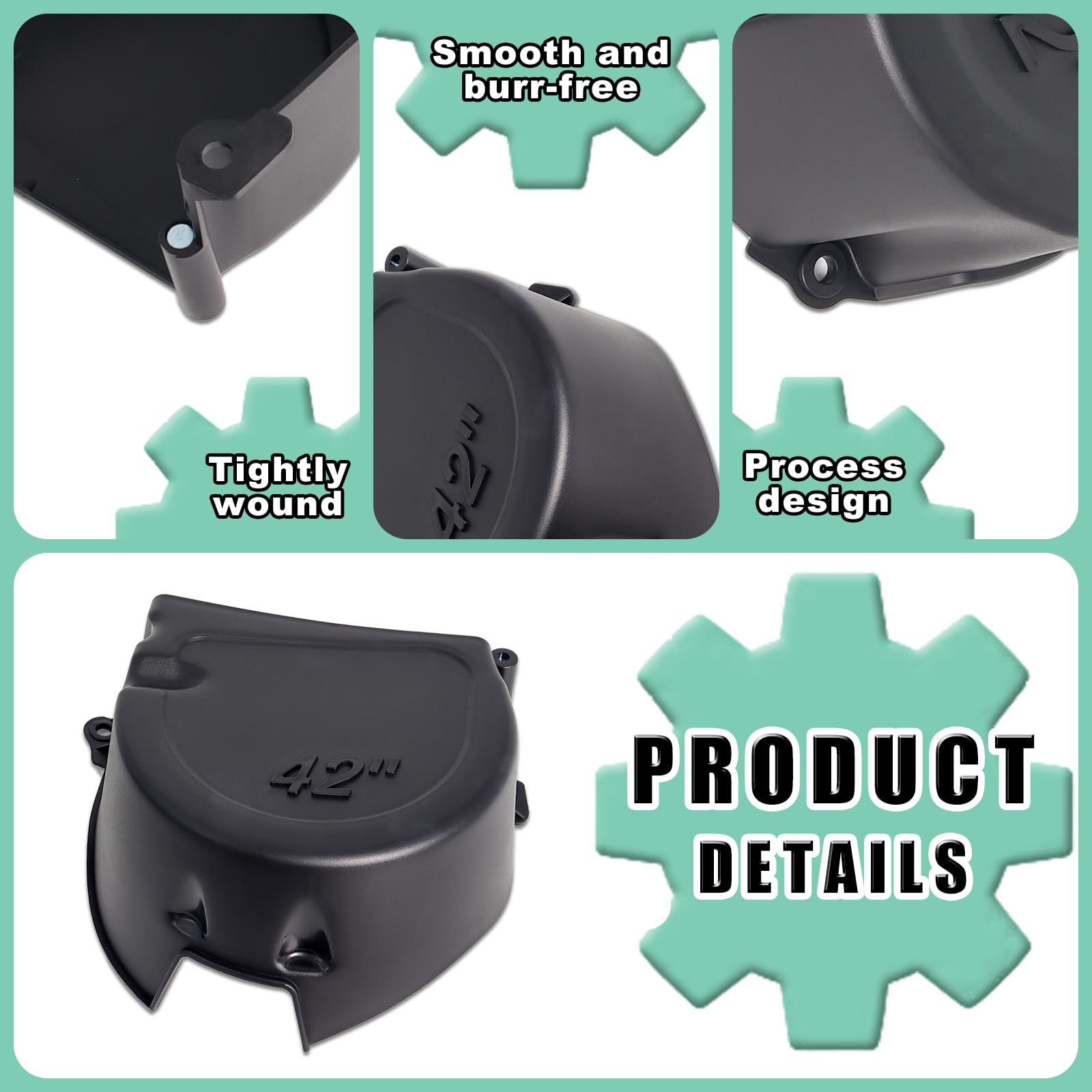 MCCKLE shield ABS material closeup emphasizes sturdy, corrosion resistant construction.